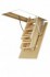 Лестница на чердак раскладная деревянная LWS Plus 70х94/280 