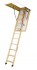 Лестница деревянная с люком на чердак LTK Thermo 70х130/280